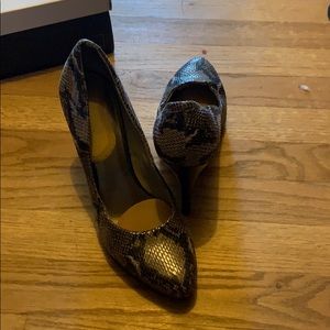 Snakeskin heels